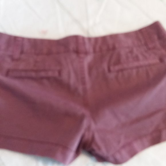 Mossimo Supply Co. Burgundy short shorts size 5 - Picture 4 of 4